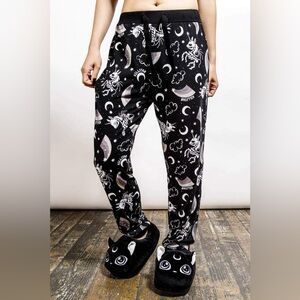 Killstar Moonbow Lounge Pants | S | Unicorn Skeletons and Rainbows